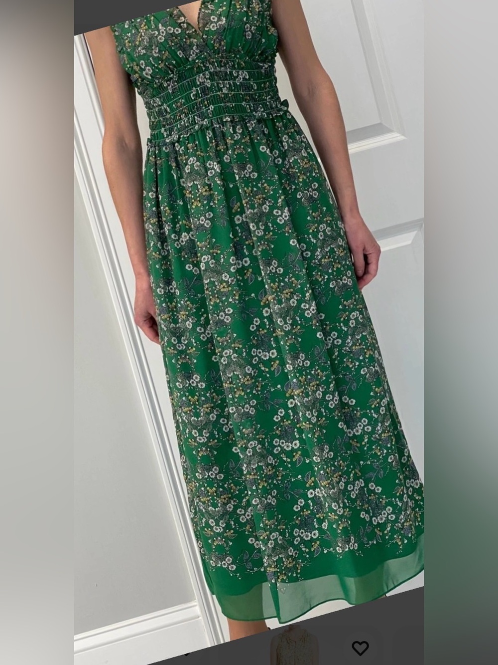 Max Studio Green Floral Maxi dress